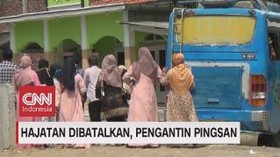 VIDEO: Hajatan Dibatalkan, Pengantin Pingsan