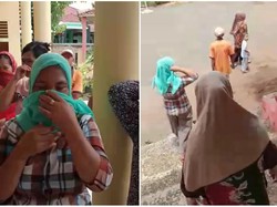 Minta Bank Emok Disetop, Emak-emak di Sukabumi Geruduk Kantor Desa