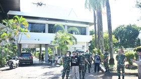 Drone Deteksi Orang Terjangkit Virus Corona Diuji di Sulsel