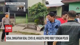 VIDEO: Kesal Diingatkan, Anggota DPRD Ribut dengan Polisi