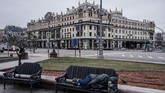 FOTO: Ketika Moskow Dikarantina akibat Corona Pemerintah Kota Moskow, Rusia, memerintahkan seluruh penduduk berdiam di rumah untuk mencegah penularan virus corona