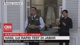 VIDEO: Hasil Uji Rapid Test Jabar, Sukabumi Terbanyak Positif
