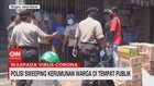 VIDEO: Polisi Sweeping Kerumunan Warga