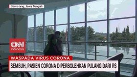 VIDEO: Sembuh, Pasien Corona Diperbolehkan Pulang