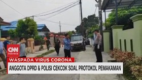 VIDEO: Anggota DPRD & Polisi Cekcok Soal Protokol Pemakaman