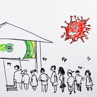 Anomali Hari Ini, Kecemasan Para Pengantre Pegadaian