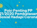 INFOGRAFIS: Poin Penting PP 21/2020 soal Pembatasan Sosial