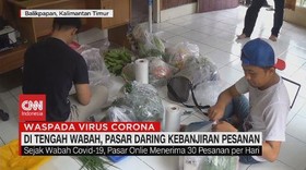 VIDEO: Di Tengah Wabah, Pasar Online Kebanjiran Pesanan