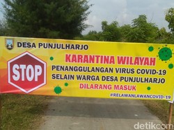 Tangkal Corona, Sejumlah Desa di Rembang Dikarantina Wilayah