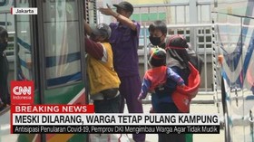 VIDEO: Meski Dilarang, Warga Tetap Pulang Kampung
