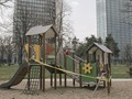 FOTO: Garis Polisi di Taman Bermain Beograd