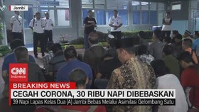 VIDEO: Cegah Corona, 30 Ribu Napi Dibebaskan