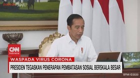 VIDEO: Jokowi Instruksikan Menkes Rampungkan PM Terkait PSBB