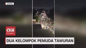 VIDEO: Dua Kelompok Pemuda di Tebet Terlibat Tawuran