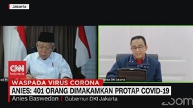 VIDEO - Anies: 401 Orang Dimakamkan Protap Covid-19