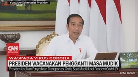 VIDEO: Presiden Wacanakan Pengganti Masa Mudik