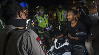Polisi Pastikan Terapkan Jam Malam saat PSBB Surabaya Raya
