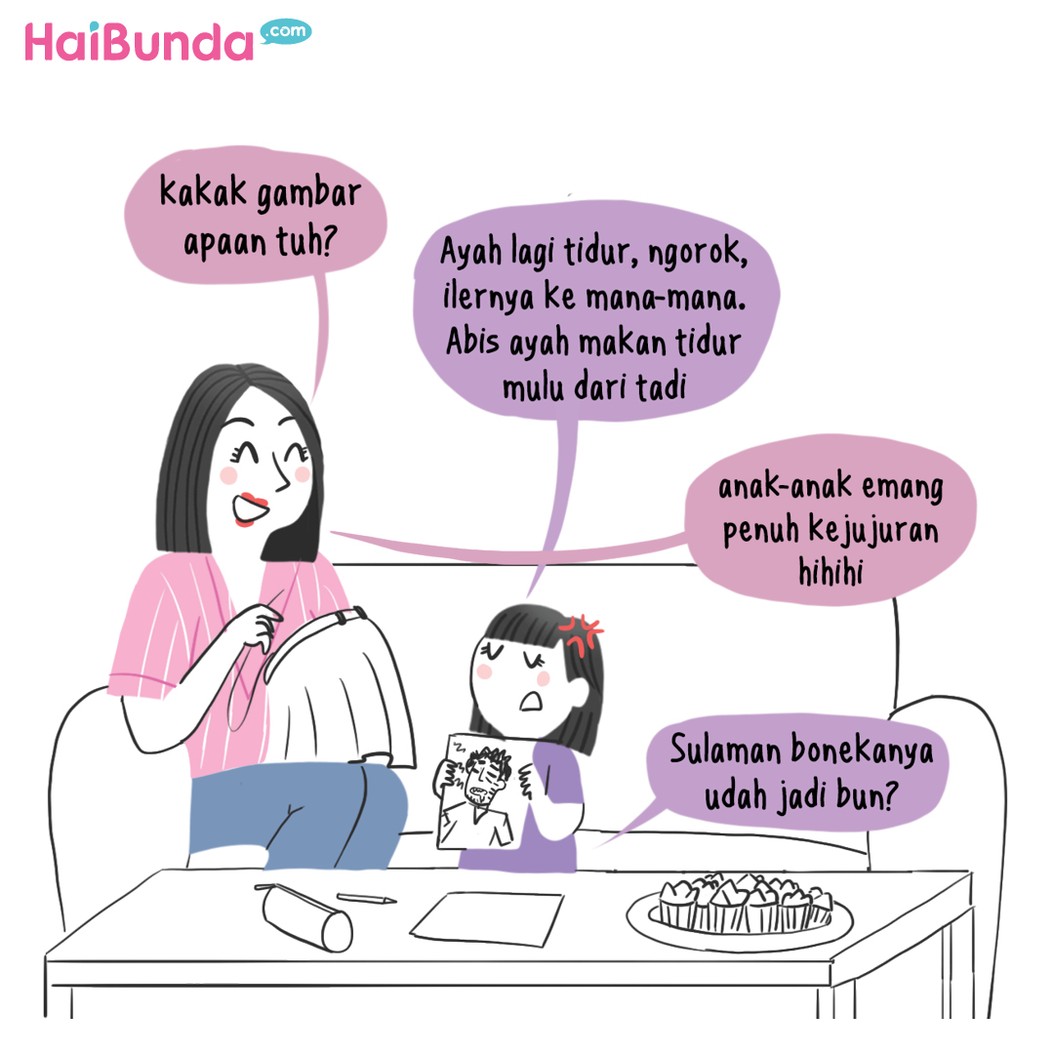 Beragam aktivitas dilakukan Bunda, Ayah dan Kakak ketika ada karantina mandiri karena pandemi Corona.