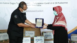 Transmedia-CT ARSA Salurkan Donasi untuk Penanganan Covid-19