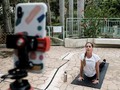 FOTO: Mencari Tenang dan Sehat Lewat Yoga Online