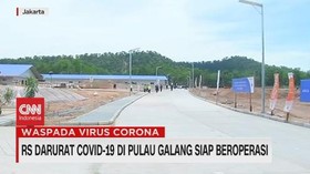 VIDEO: RS Darurat Covid-19 di Pulau Galang Siap Beroperasi