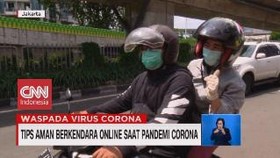 VIDEO: Tips Aman Berkendara Online Saat Pandemi Corona