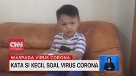 VIDEO: Kata si Kecil Soal Virus Corona