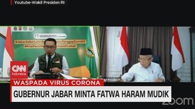 VIDEO: Gubernur Jabar Ridwan Kamil Minta Fatwa Haram Mudik