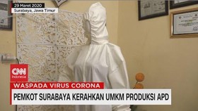 VIDEO: Pemkot Surabaya Kerahkan UMKM Produksi APD