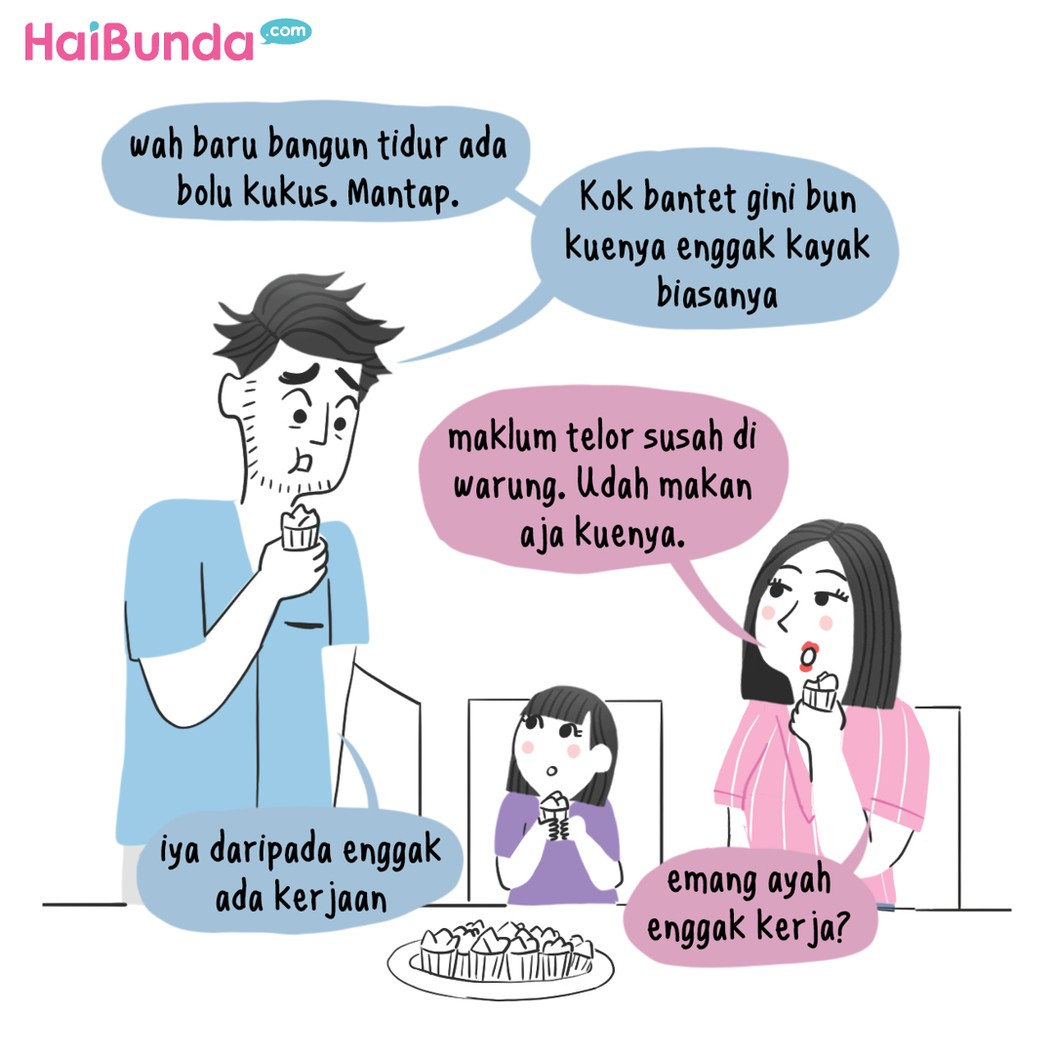 Beragam aktivitas dilakukan Bunda, Ayah dan Kakak ketika ada karantina mandiri karena pandemi Corona.