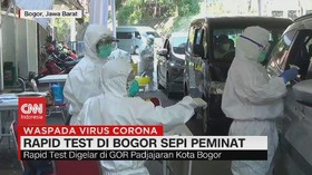 VIDEO: Rapid Test di Bogor Sepi Peminat