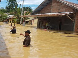 Banjir Rendam 4 Desa di Tanah Paser Kaltim, Ketinggian Capai 150 Cm