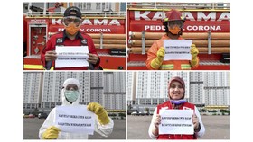 FOTO : Mereka yang Tetap Mengabdi di Tengah Pandemi