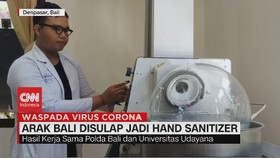 VIDEO: Arak Bali Disulap Jadi Hand Sanitizer