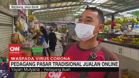 VIDEO: Pedagang Pasar Tradisional Jualan Online