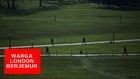 VIDEO: Warga London Berjemur di Taman Kota