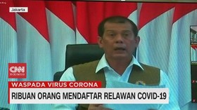 VIDEO: Ribuan Orang Mendaftar Relawan Covid-19