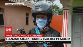 VIDEO: Ganjar Pranowo Sidak Ruang Isolasi Pemudik
