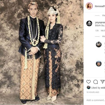 Halu di Rumah Aja, Rossa Posting Foto Nikah dengan Kim Soo Hyun