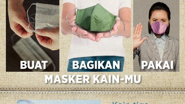 Bantu Tenaga Medis Cegah COVID-19 dengan Pakai Masker Kain