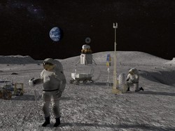 Bahaya Radiasi 200 Kali Lipat Ancam Astronaut di Bulan