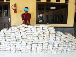 Kurir 240 Bal Ganja Ditangkap Usai Kejar-kejaran dengan Polisi di Aceh