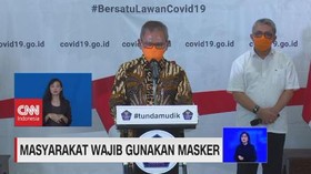 VIDEO: Pemerintah: Masyarakat Wajib Gunakan Masker