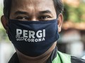 FOTO: Wajib Pakai Masker Demi Cegah Penyebaran Corona