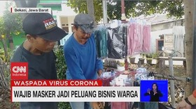 VIDEO: Wajib Masker Jadi Peluang Bisinis Warga