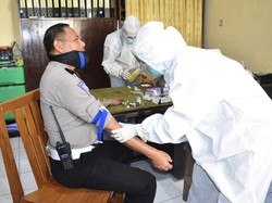 20 Polisi Kota Pasuruan Rapid Test Corona, Hasilnya Semua Negatif