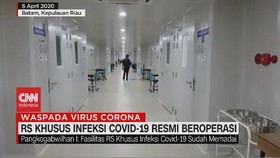 VIDEO: RS Khusus Covid-19 di pulau Galang Resmi Beroperasi