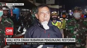 VIDEO: Wali Kota Cimahi Bubarkan Pengunjung Restoran