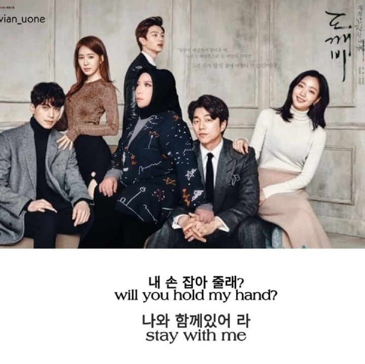 <p>Foto Melly Goeslaw diedit masuk dalam poster drama bertajuk Goblin. (Foto: Instagram @melly_goeslaw)</p>