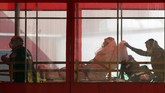 FOTO: Saat New York Berjibaku Melawan Corona Korban meninggal akibat infeksi virus corona di New York adalah yang paling tinggi di Amerika Serikat.